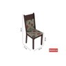 Conjunto Sala de Jantar Mesa 6 Cadeiras Atlanta Madesa - 5