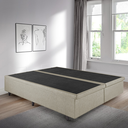 Ver imagem 5 de Cama Box Baú Casal Bipartido 138x188x42cm Courino Linho com Pistão a Gás