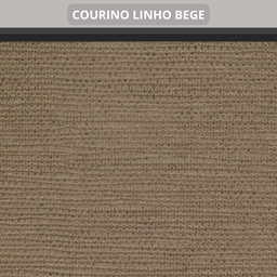 Cama Box Baú Casal Bipartido 138x188x42cm Courino Linho com Pistão a Gás - 3