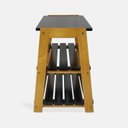 Ver imagem 3 de Banco Sapateira de Madeira Olinda Cor Mel