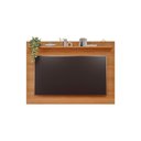 Ver imagem 4 de Home P/ Tv até 70 Pol Moema/sotile C/ 4 Portas e Pés 180x197cm Grafite/nature - Permóbili