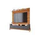 Ver imagem 1 de Home P/ Tv até 70 Pol Moema/sotile C/ 4 Portas e Pés 180x197cm Grafite/nature - Permóbili