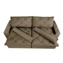 Ver imagem 5 de Sofá Lisboa 2,32M Retrátil e Reclinável com Molas No Assento Tecido Suede