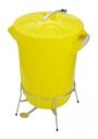 Ver imagem 3 de Cesto De Lixo Plastico Com Pedal Aço Galvanizado 40 Litros:Branco