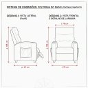 Ver imagem 5 de Poltrona do Papai Reclinável Courissimo - Élpis Móveis - Preto