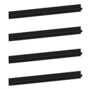 Ver imagem 1 de Kit 4 Puxadores 49,3cm para Balcão Cozinha 150cm Veneza Multimóveis Mp3086 Preto