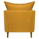Ver imagem 6 de Kit 2 Poltronas Decorativa para Sala Recepção Escritório Consultório Reforçada Eliza Tecido Suede