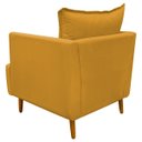 Ver imagem 5 de Kit 2 Poltronas Decorativa para Sala Recepção Escritório Consultório Reforçada Eliza Tecido Suede