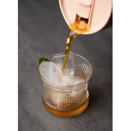 Copo com Infusor de Resina Café Cold Brew 420ml Rosa - Ilc - 4