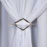 Cortina para Sala Blackout Tecido Com Voil + Presilha Ilhós Cromado 4,00m X 2,60m:Gelo - 3