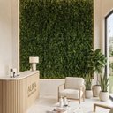Ver imagem 2 de 11 Painéis Folha Permanente Samambaia Artificial - Quadro para Decoração Interna sem Manutenção
