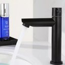 Ver imagem 2 de Torneira Banheiro Lavatorio Inox 304 Escovado Preto Fosco