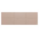 Ver imagem 3 de Cabeceira Cama Box Queen 6 Blocos Alce Couch Courvin Bege Rose 160cm