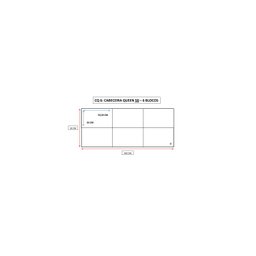Cabeceira Cama Box Queen 6 Blocos Alce Couch Courvin Bege Rose 160cm - 5
