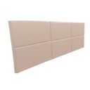 Ver imagem 1 de Cabeceira Cama Box Queen 6 Blocos Alce Couch Courvin Bege Rose 160cm