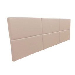 Cabeceira Cama Box Queen 6 Blocos Alce Couch Courvin Bege Rose 160cm - 1 Cabeceira Cama Box Queen 6 Blocos Alce Couch Courvin Bege Rose 160cm - 1