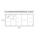 Ver imagem 5 de Cabeceira Cama Box Solteiro 13 Geométrico Alce Couch Veludo Azul 60cm x 90cm