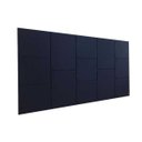 Ver imagem 1 de Cabeceira Cama Box Solteiro 13 Geométrico Alce Couch Veludo Azul 60cm x 90cm