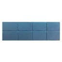Ver imagem 3 de Cabeceira Cama Box Solteiro 8 Blocos Alce Couch Linho Turquesa 90cm