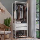 Ver imagem 1 de Guarda-Roupa Closet Modulado 2 Gavetas 70cm Valencia Madesa