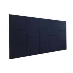 Cabeceira Cama Box Solteiro 13 Geométrico Alce Couch Suede Liso Azul 60cm x 90cm - 1 Cabeceira Cama Box Solteiro 13 Geométrico Alce Couch Suede Liso Azul 60cm x 90cm - 1