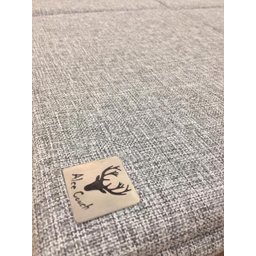 Cabeceira Cama Box Solteiro 6 Blocos Alce Couch Linho Cinza Claro 90cm - 4 Cabeceira Cama Box Solteiro 6 Blocos Alce Couch Linho Cinza Claro 90cm - 4