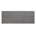 Ver imagem 3 de Cabeceira Cama Box Solteiro 6 Blocos Alce Couch Linho Cinza Claro 90cm