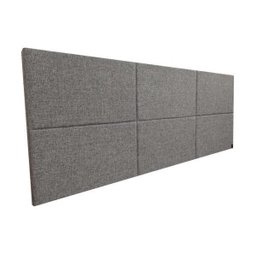 Cabeceira Cama Box Solteiro 6 Blocos Alce Couch Linho Cinza Claro 90cm - 1 Cabeceira Cama Box Solteiro 6 Blocos Alce Couch Linho Cinza Claro 90cm - 1