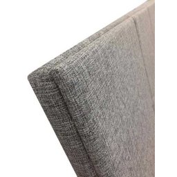 Cabeceira Cama Box Solteiro 6 Blocos Alce Couch Linho Cinza Claro 90cm - 2 Cabeceira Cama Box Solteiro 6 Blocos Alce Couch Linho Cinza Claro 90cm - 2