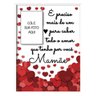 Quadro Mensagem Cole a Sua Foto Coração Amor Presente Dia Das Mães - Art Frame - 1
