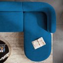 Ver imagem 6 de Sofá Modular Sala de Estar Decoração Luxo 265cm Lado Esquerdo Linho Celinne Luxuoso