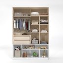 Ver imagem 6 de Quarto Completo com Guardar-Roupa Curió e Bicama Petit Casatema MadeiraOriginals Branco/Mel