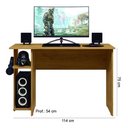 Ver imagem 2 de Mesa Gamer 3875 Qmovi Freijó