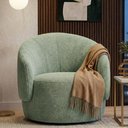 Ver imagem 6 de Poltrona Decorativa Saara Orgânica Bouclê Verde Menta Desk Design