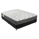 Ver imagem 1 de Cama Box Viúvo Preto e Colchão Iso 100 D33 Ortobom