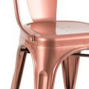Ver imagem 5 de Kit 2 Cadeiras Iron Tolix com Braços - Francesinha - Industrial - Vintage - Cobre Rose