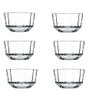 Jogo de 6 BOWLS Prisma em Vidro 350ML Transparente Pasabahce 46390 - 1