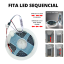 Ver imagem 1 de Fita Led 3528 120 Led’s 10 Metros Sequencial 24v Branco Frio