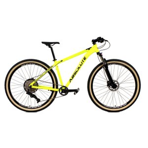 Bicicleta 29 Absolute Nero 4 12v Trava K7 11/50 Freios Hidráulicos Kit 1x12 - Amarelo Tam.21