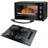 Fogão Cooktop 4 Bocas Esmaltec + Forno Elétrico Philco 36L - 2