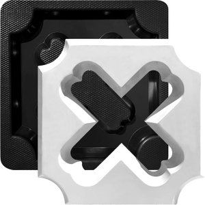 Forma 3d Abs Cobogó Concreto Profissional Elemento Vazado - Clover