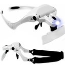 Ver imagem 6 de Lupa de Cabeça Óculos 5 Lentes de Aumento Iluminação 2 Leds