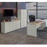 Conjunto de Escritório Office 3 Peças Mesa Balcão Armário Oslo - 1