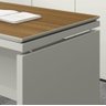 Conjunto de Escritório Office 3 Peças Mesa Balcão Armário Oslo - 11