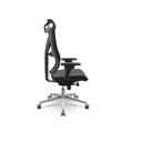 Ver imagem 2 de Cadeira Presidente Darix X+ Plaxmetal Base Aluminio Mecanismo Slider Assento Concept T91 Granito