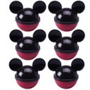 Ver imagem 1 de Kit 6 Porta Objetos Lembrancinha Aniversário Mickey 220ml - Plasútil