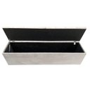 Ver imagem 3 de Recamier Puff Baú - Capitonê - Beira de Cama - 1,40 Cm - Bege Claro
