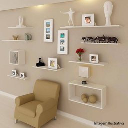 Prateleira Em Mdp 15mm 120 X 25 X 1 - 2
