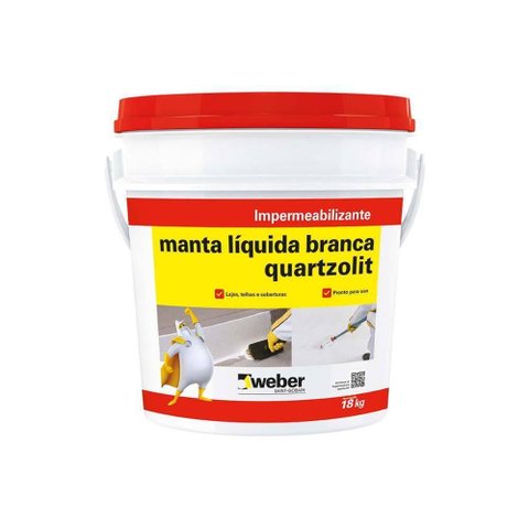 Impermeabilizante Manta Líquida Branca 18kg