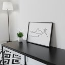 Ver imagem 3 de Quadro Minimalista Rio de Janeiro 45x34cm Mold Branca